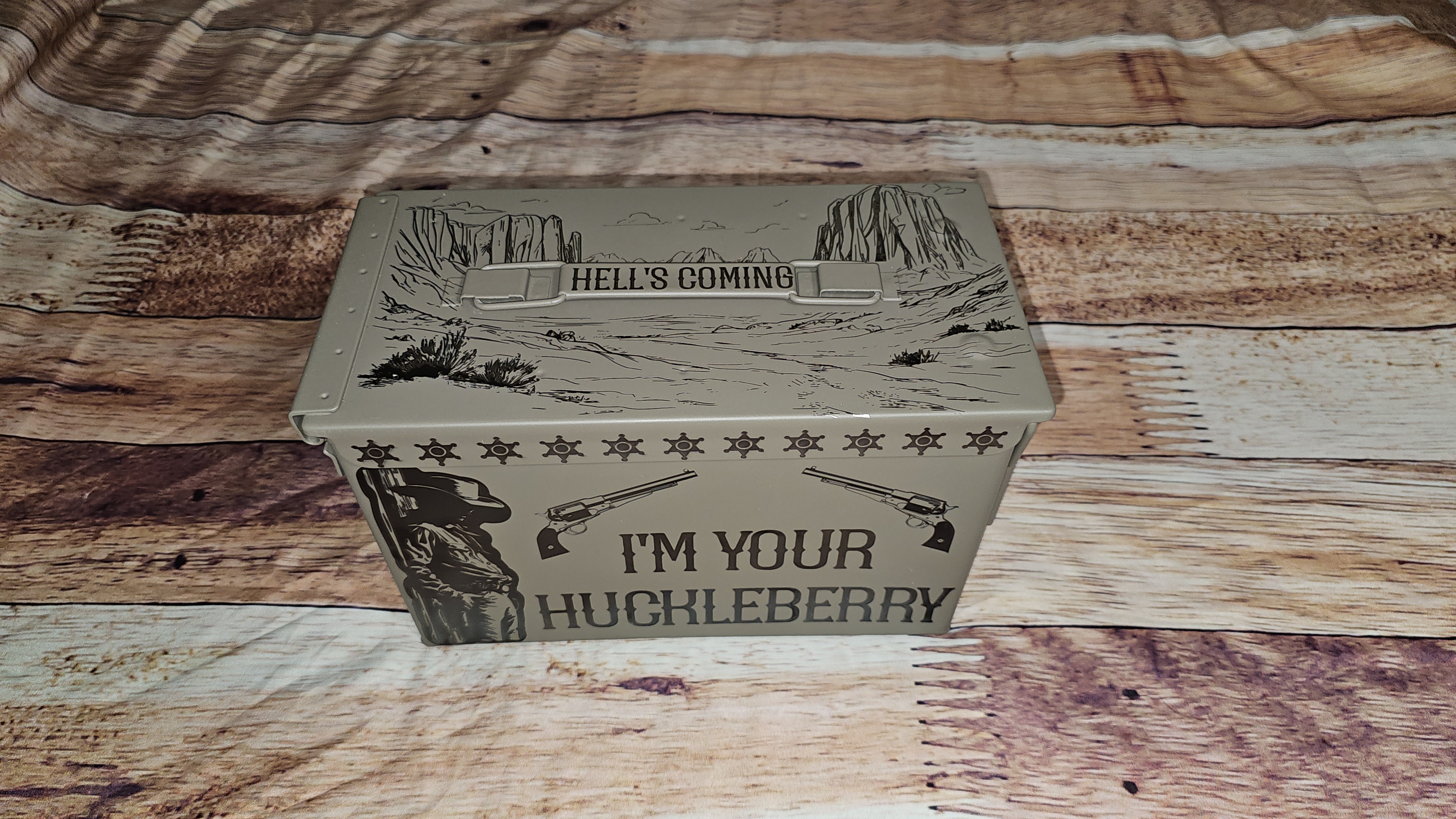 Custom Ammo Can - Laser engraved metal storage